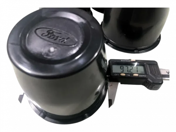 Calota roda Ford F1000 com roda de ferro preta 86TU1130A