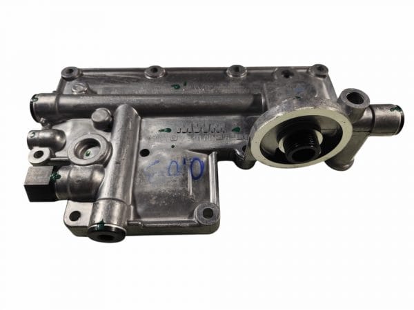 Tampa resfriador óleo lubrificante motor MWM X10 Ford F1000 F4000 F12000 14150 VW 7100 Agrale 7000 961009400066E