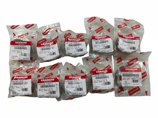 Jogo bronzina mancal biela trator yanmar 4TNV84T 0,25mm original yanmar