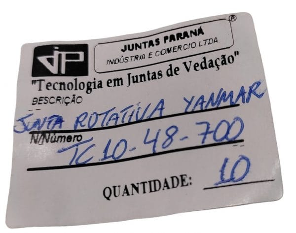 junta tampa superior dianteira Rotativa yanmar TC1048700 - Image 2
