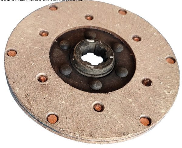 Disco embreagem trator kawashima tramontini eixo 25,4mm 40110052