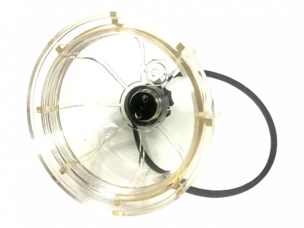Copo filtro combustível parker racor mercedes iveco volkswagen ford agrale volvo case scania sem sensor - Image 2
