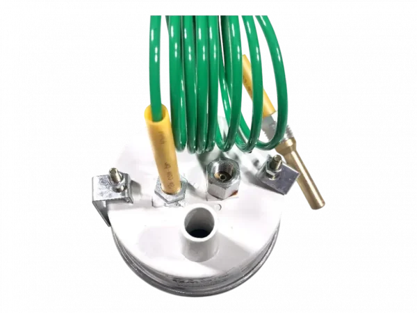 Manômetro indicador pressão óleo temperatura água valmet c/cano 98002 - Image 3